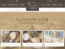 Tablet Screenshot of fromageriesophie.com